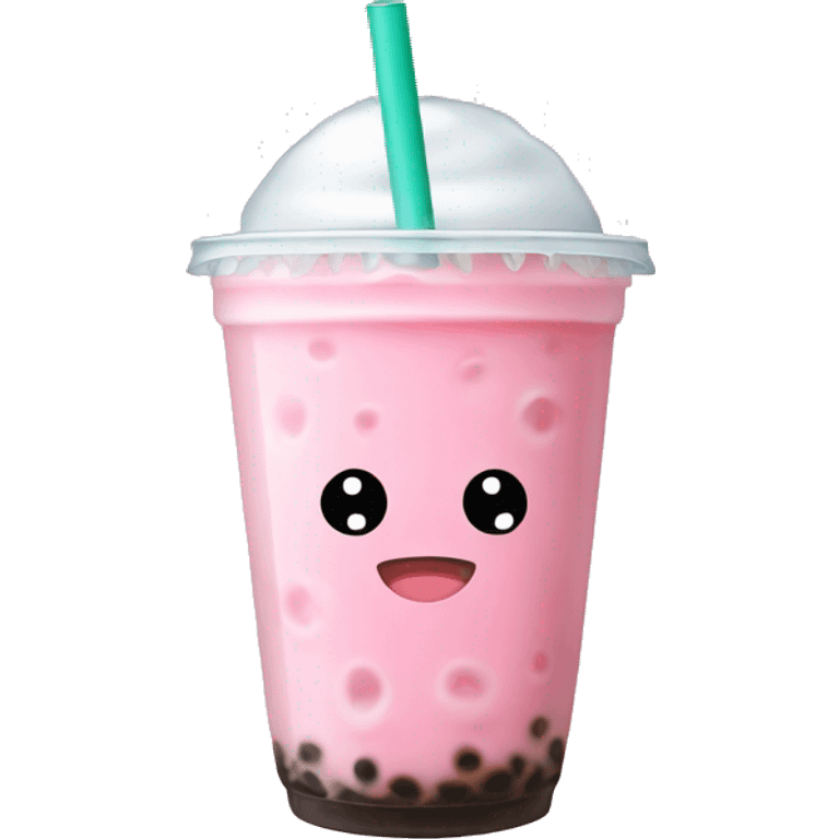 Light pink bubble tea emoji