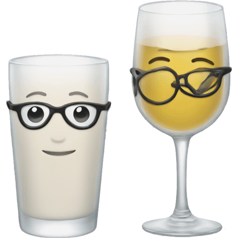 Two glasses emoji