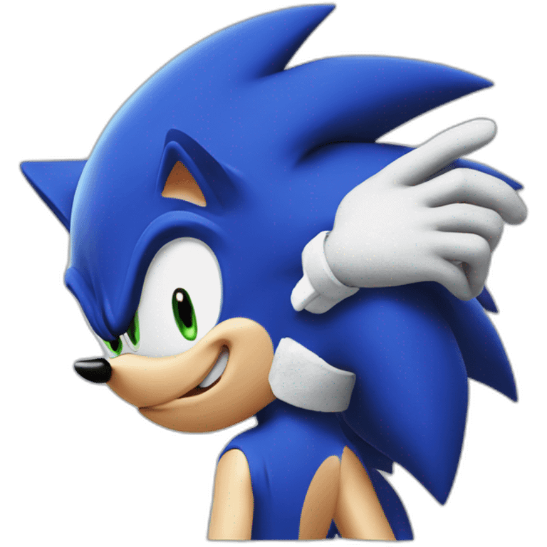 Sonic the hedgehog emoji