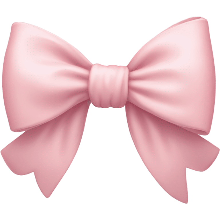 pastel pink bow emoji