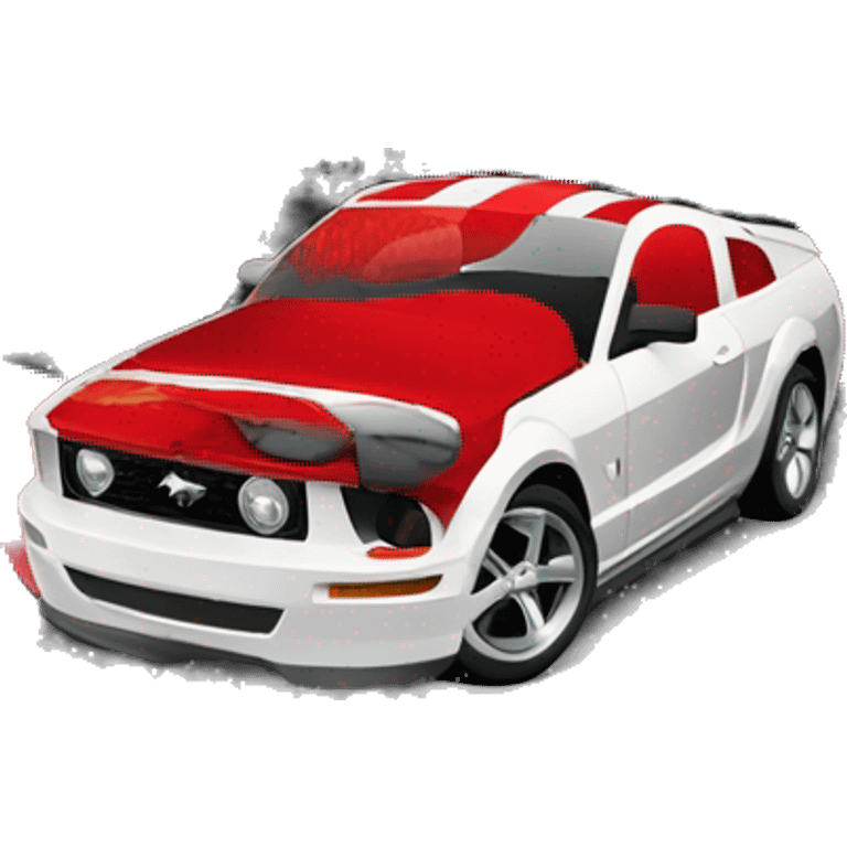 2005 Ford Mustang GT Premium Coupe RWD red interior emoji