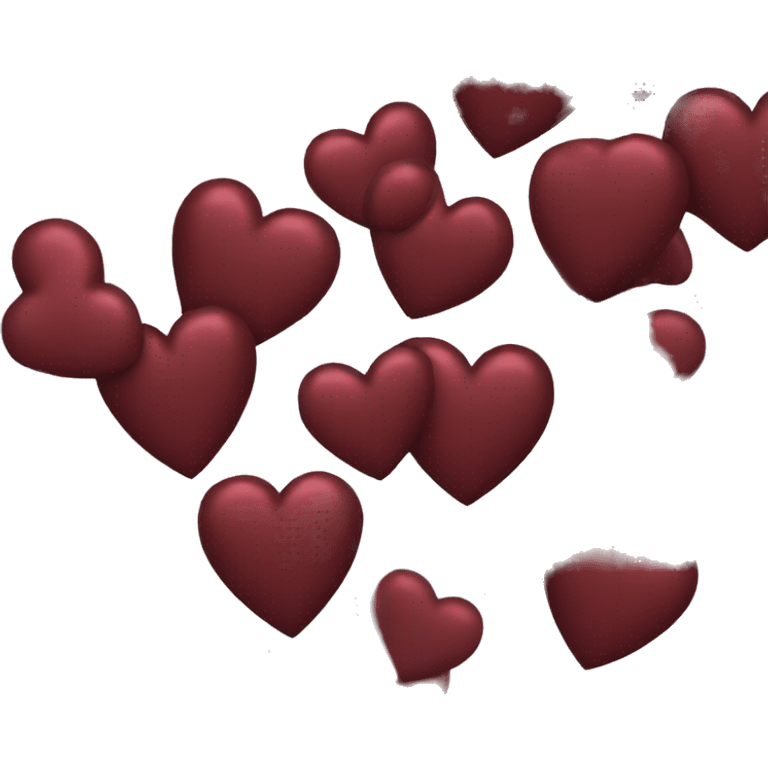 dark red heart emoji