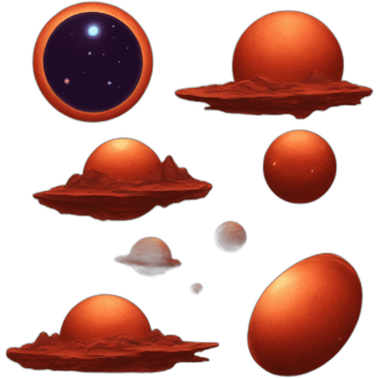 red planet emoji