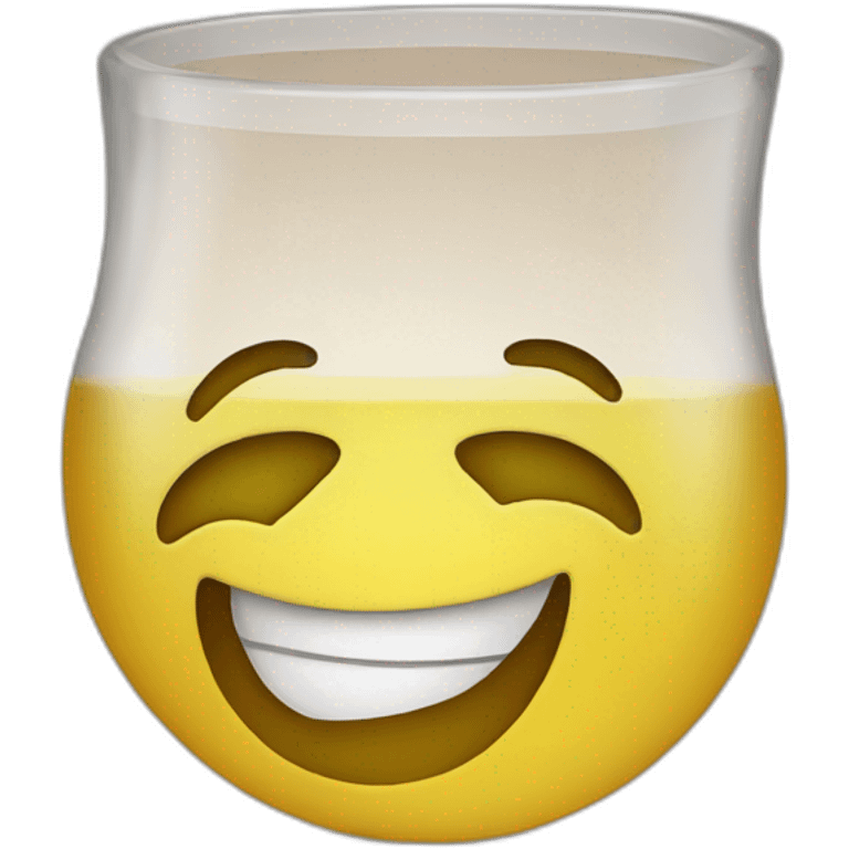 smiley drunk emoji