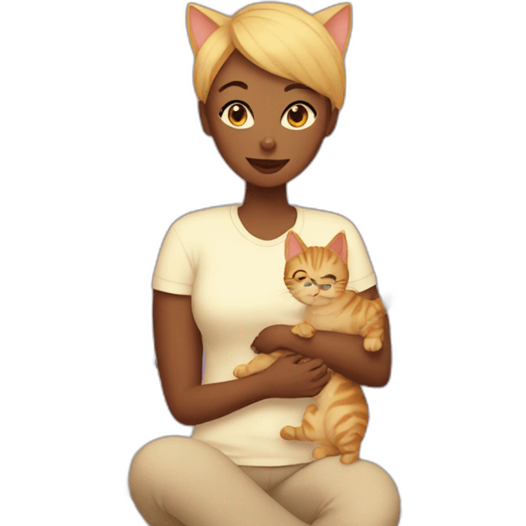 Cat mommy  emoji