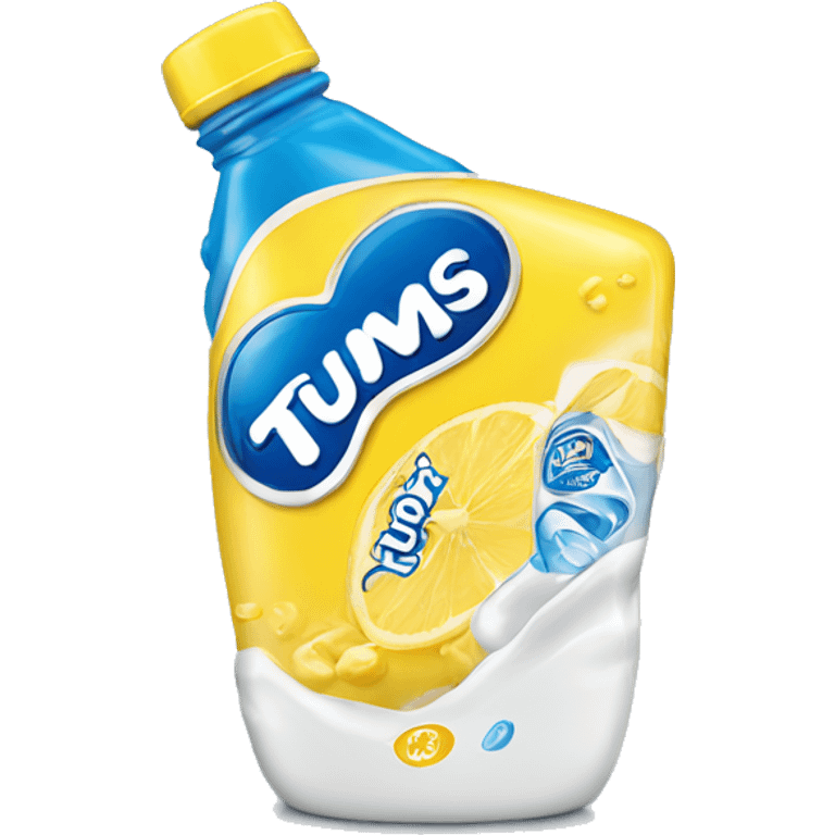 tums brand bottle  emoji