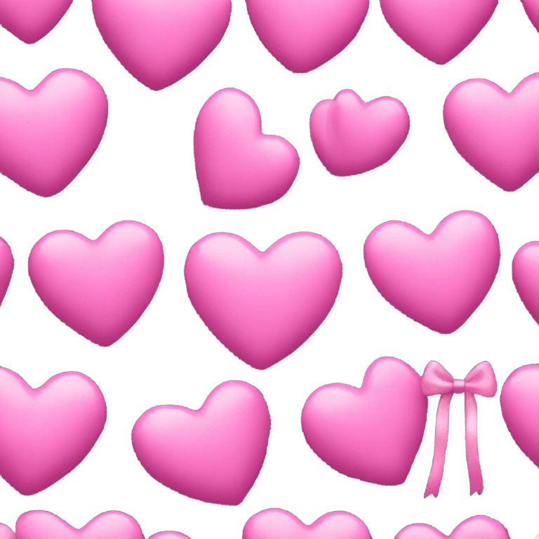 Pink heart with bow  emoji