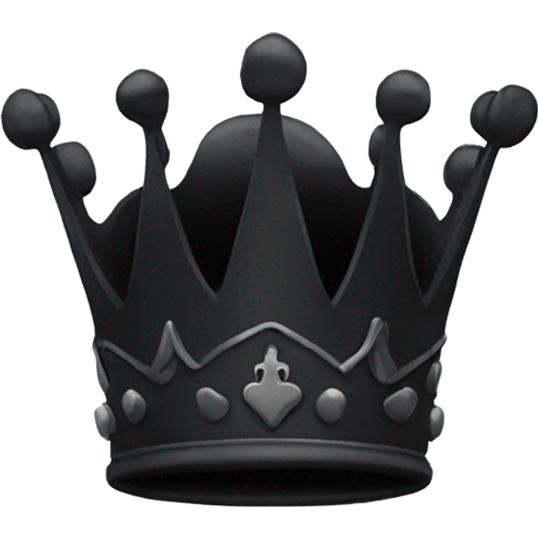 Black crown emoji