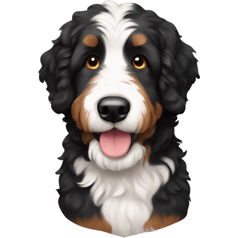 bernedoodle dog emoji