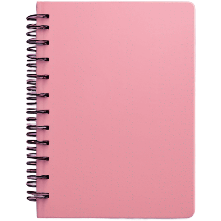 Pink notebook emoji