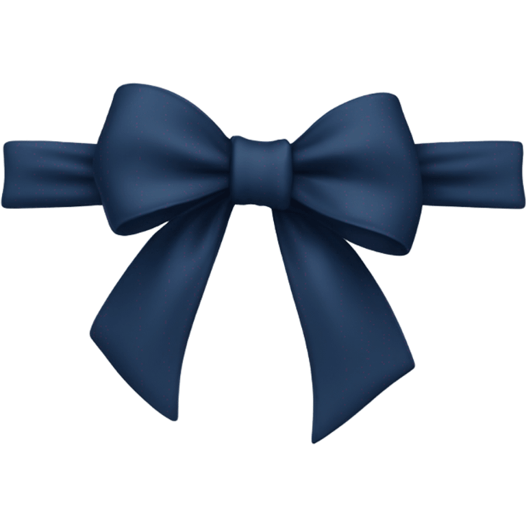 Navy blue bow  emoji