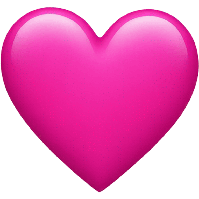 Hot pink heart emoji