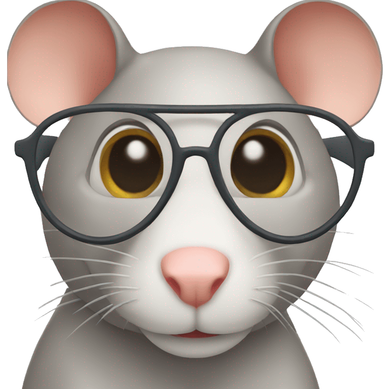 a rat wearing apple vision pro emoji