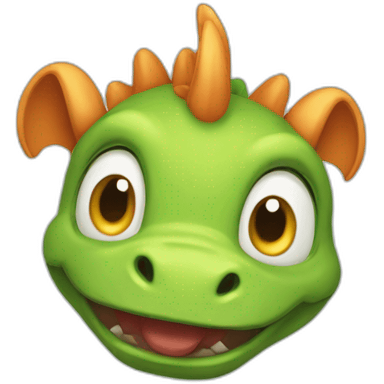 cartoony cute ragon emoji