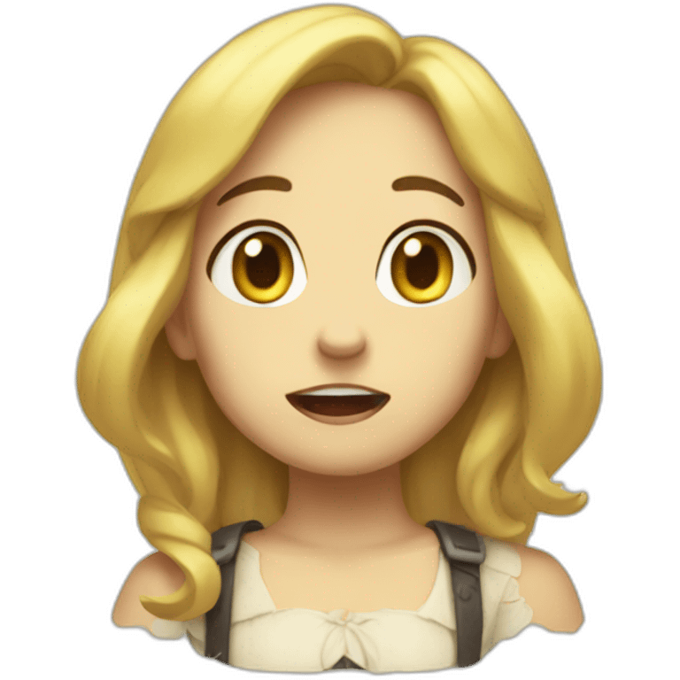 very cursed cartoon isabelle emoji