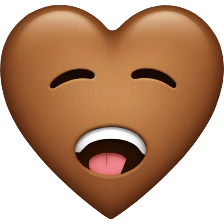 brown heart emoji