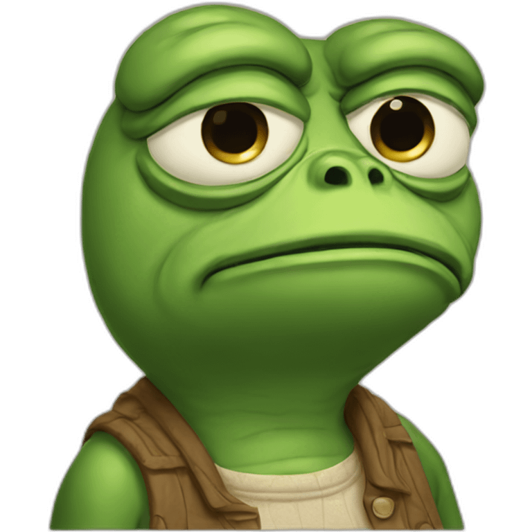 sad pepe emoji