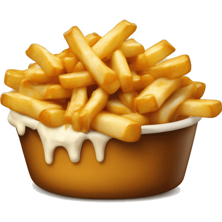 Poutine qui mange de la poutine  emoji