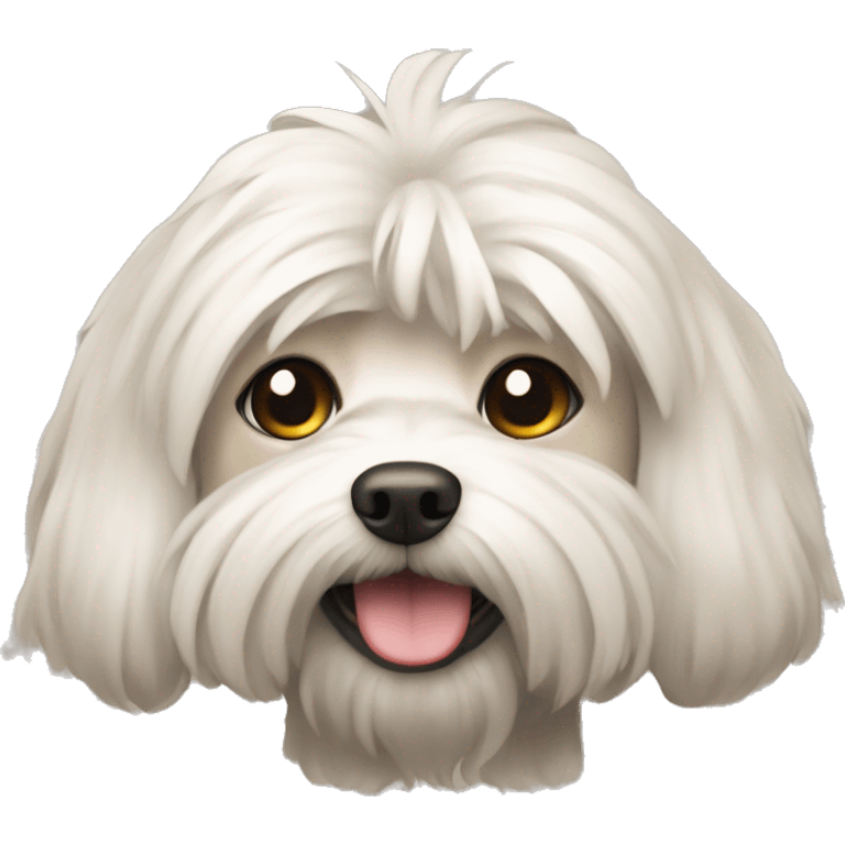 The maltipu dog emoji