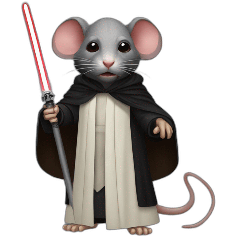 A sith lord rat emoji