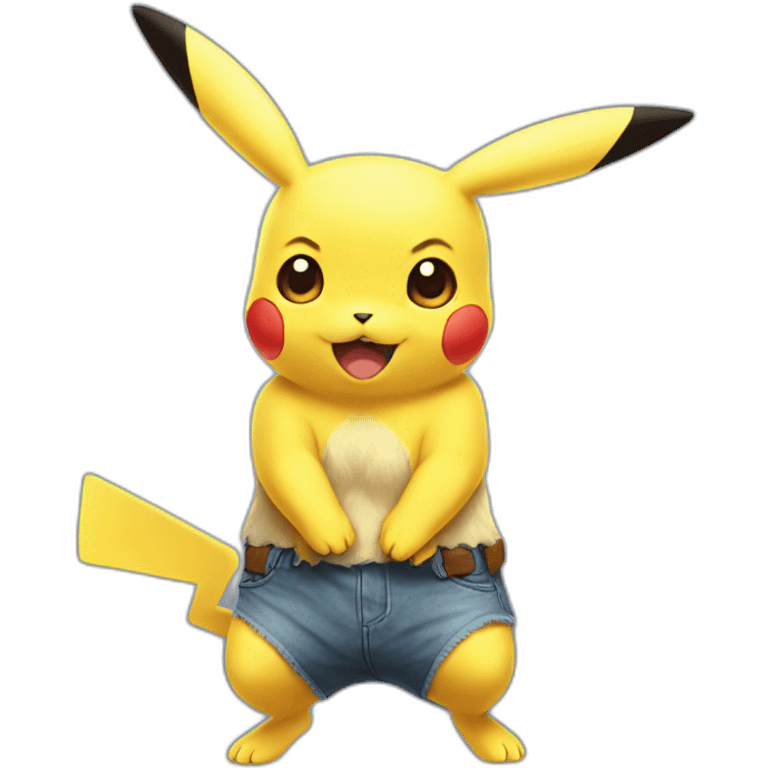 Tête Pikachu emoji