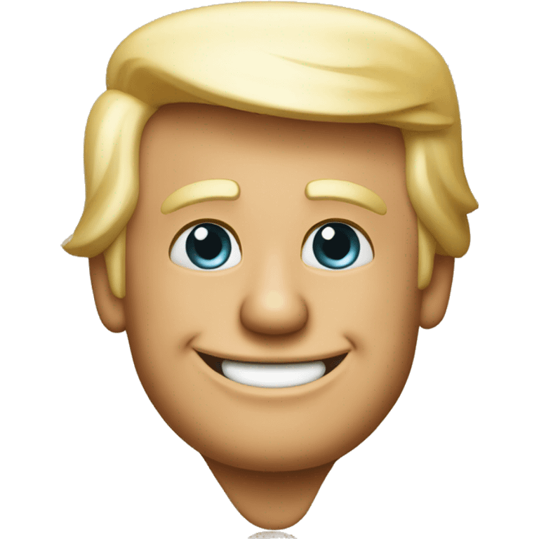 Donald trump being really happy giving thumbs up emoji