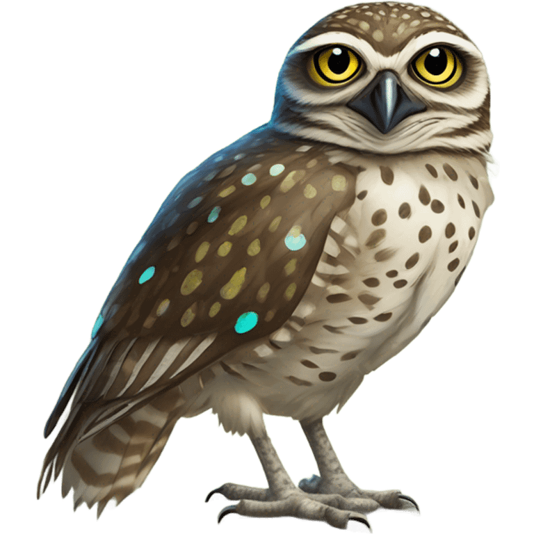 Burrowing owl and roadrunner emoji