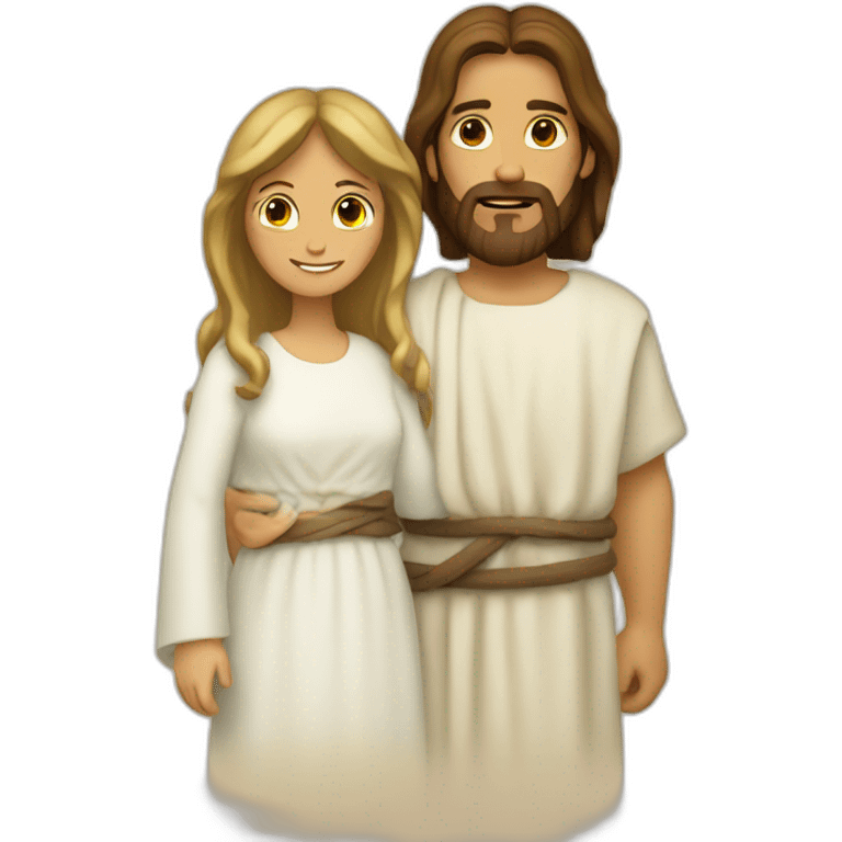 Jesus and Mary  emoji