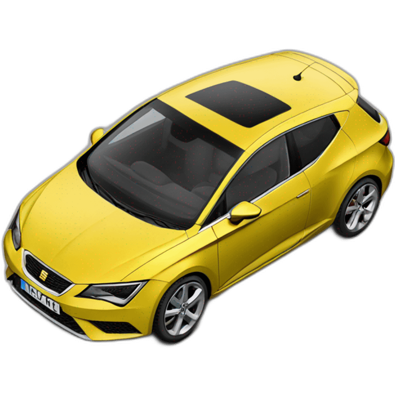 Seat Leon MK1 yellow emoji