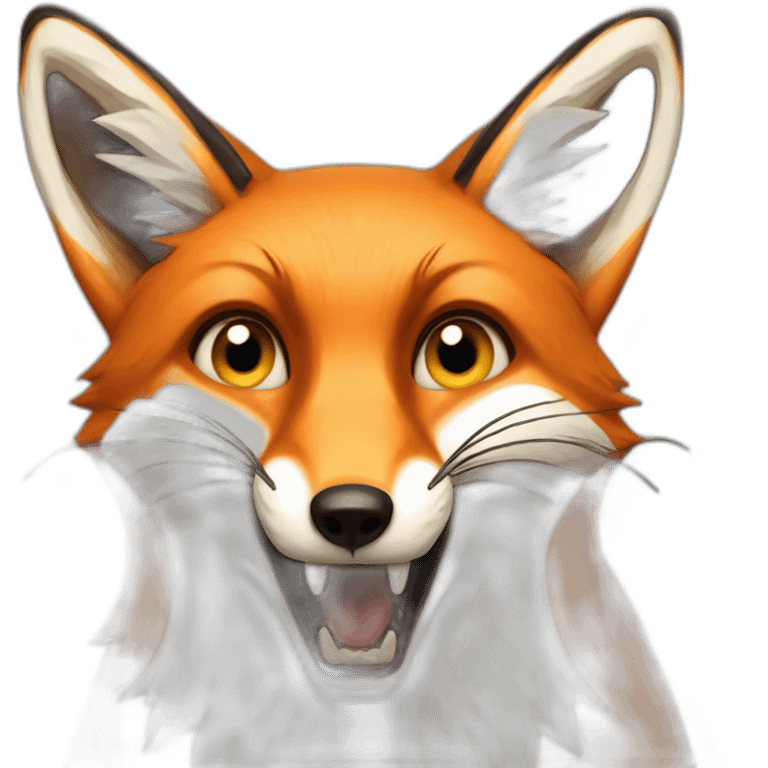 fox munch scream emoji