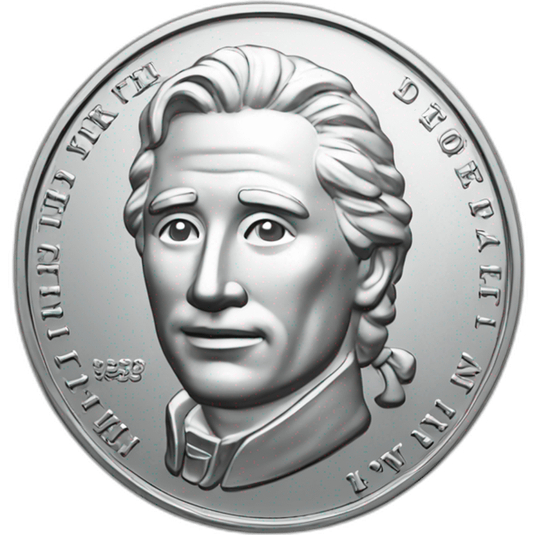 silver coin emoji