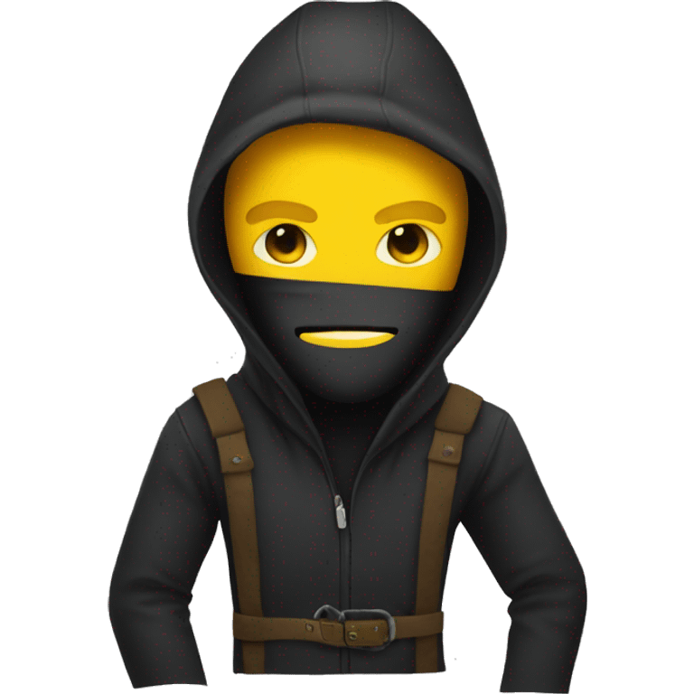 robber with yellow face  emoji