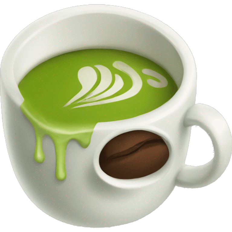 Cofee matcha  emoji