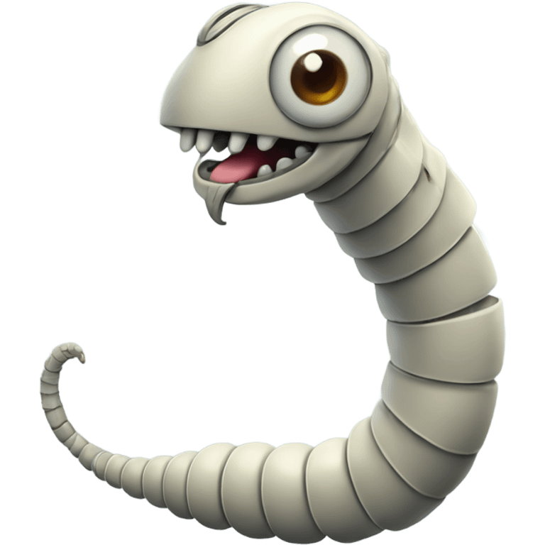 Robot worm emoji