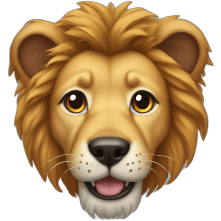 lion dog emoji