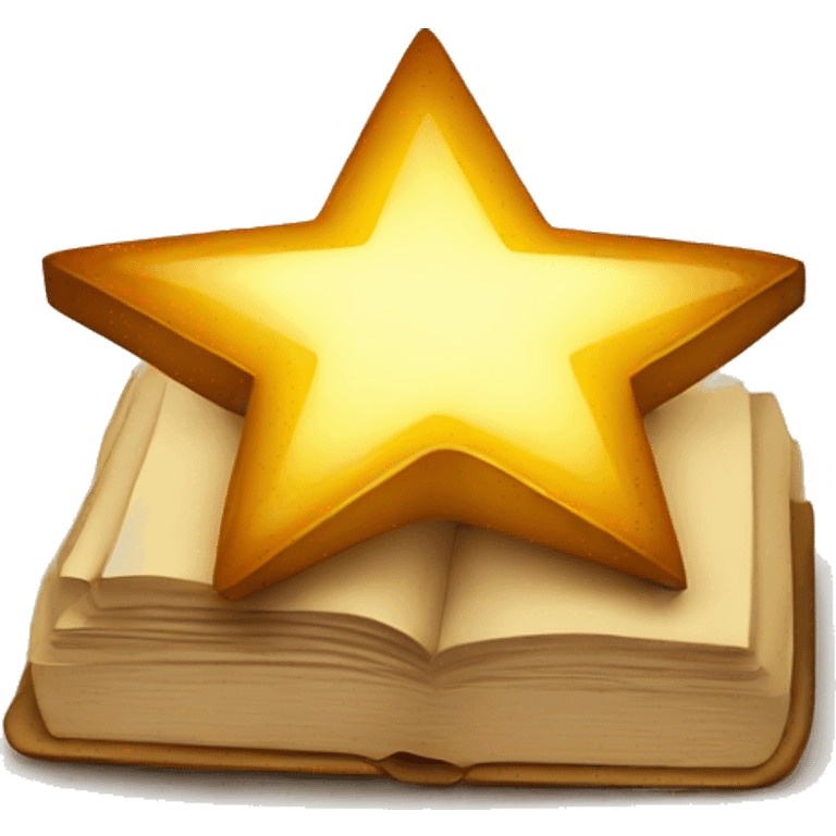 book with a star emoji