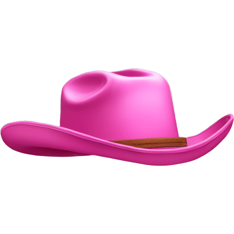 pink cowboy hat emoji