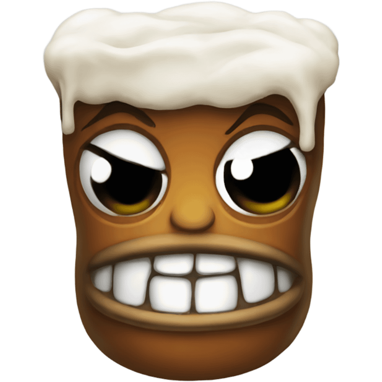 evil beer emoji