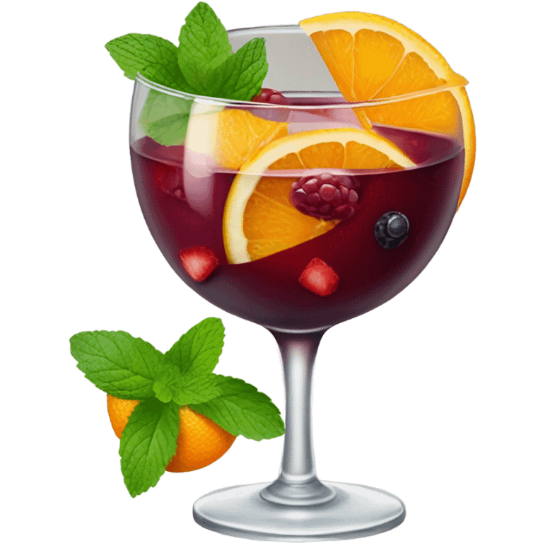 Glass of sangria emoji