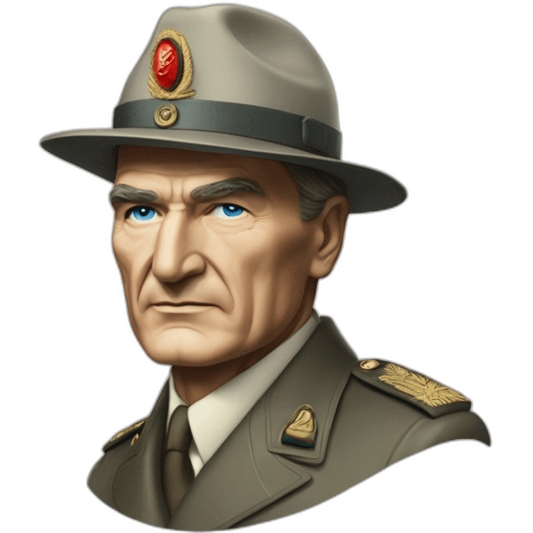 Mustafa Kemal Atatürk blue eyes Marshall emoji