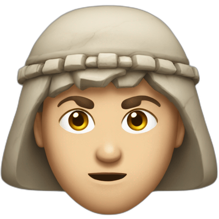 angry young caucasian ancient israelite man emoji