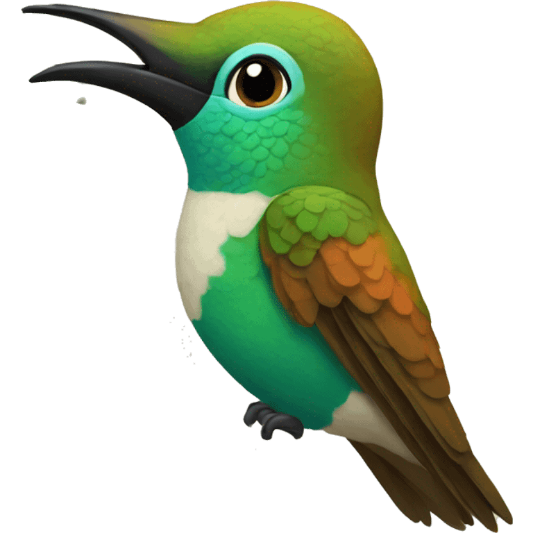 emoji de un colibrí  emoji