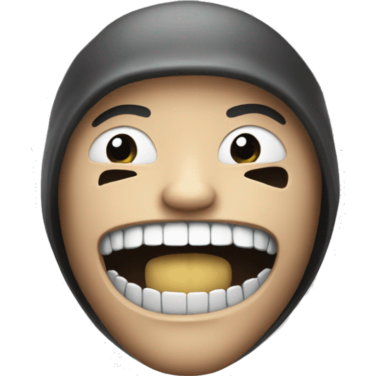 robber with teeth emoji