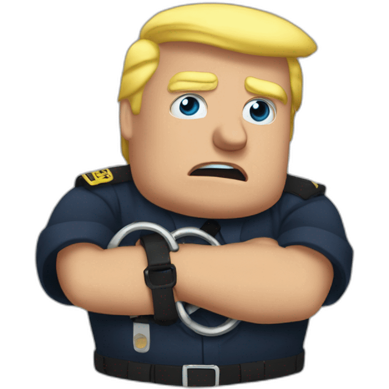 trump-in-handcuffs emoji