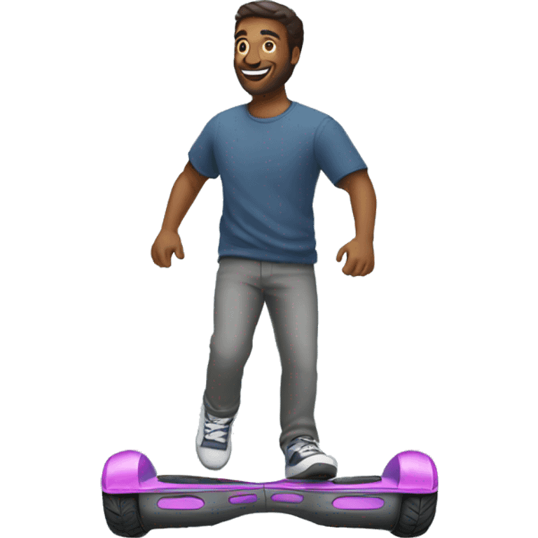 man on hoverboard emoji