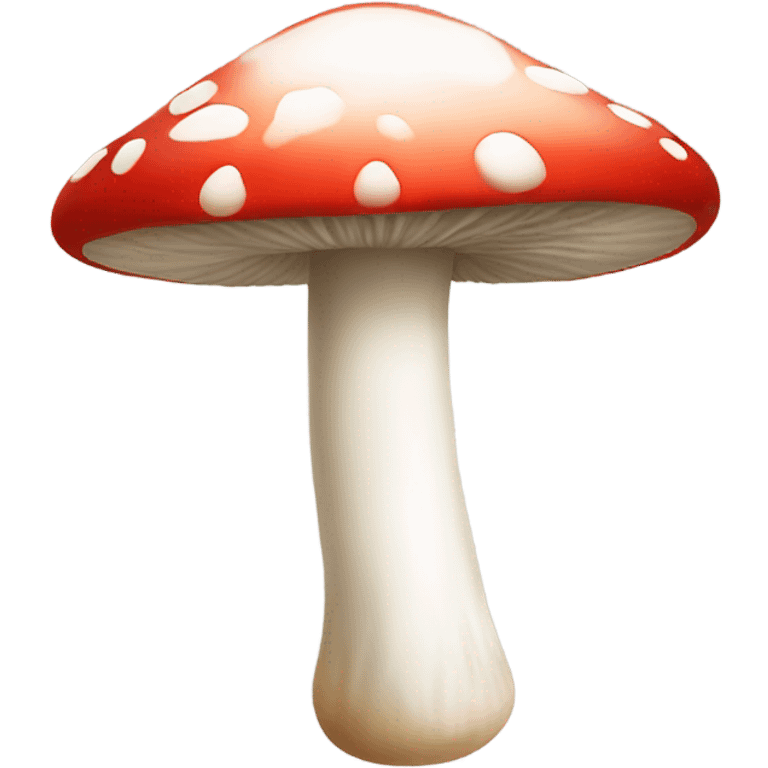 Red and white mushroom emoji