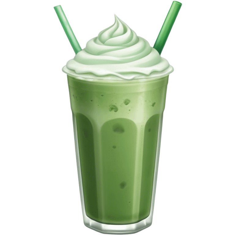 iced matcha latte emoji