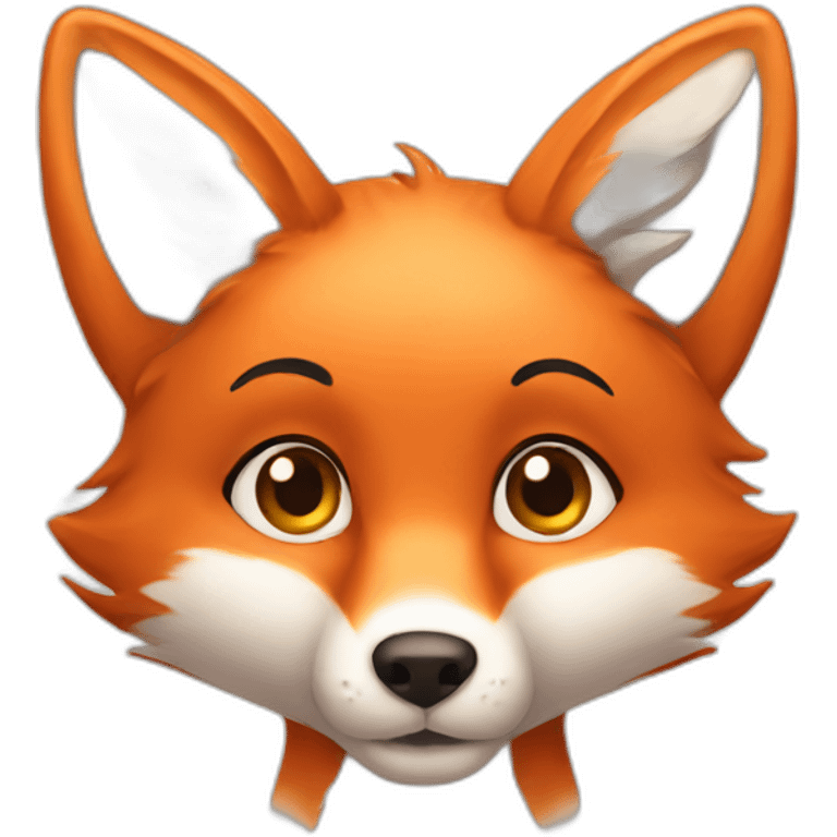 Cute fox emoji