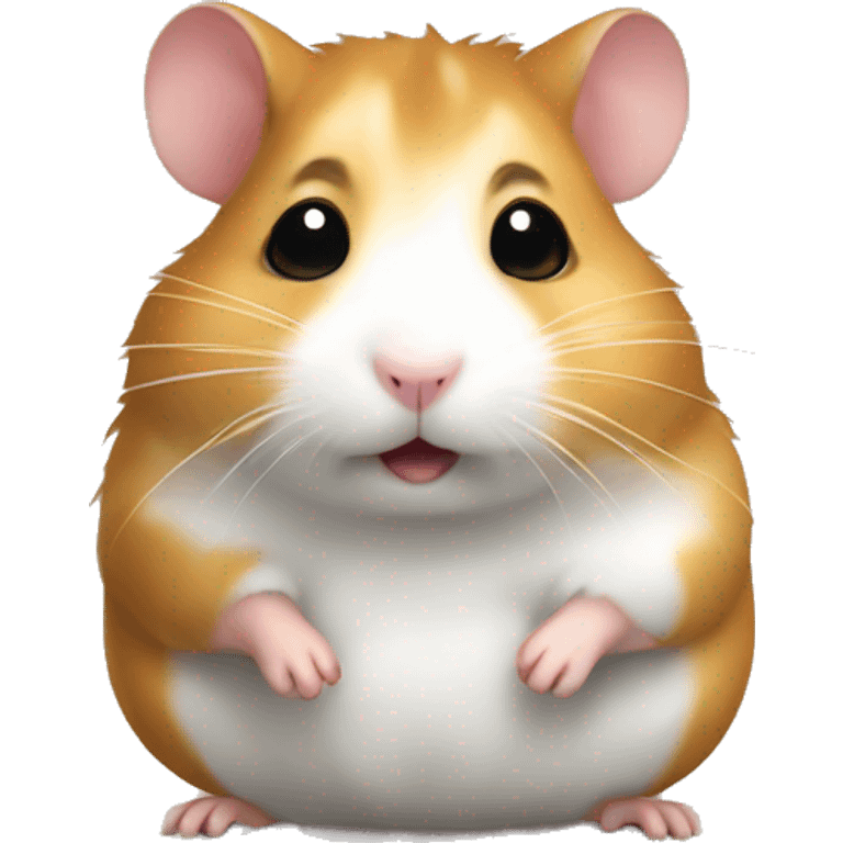 cute and tin hamster emoji