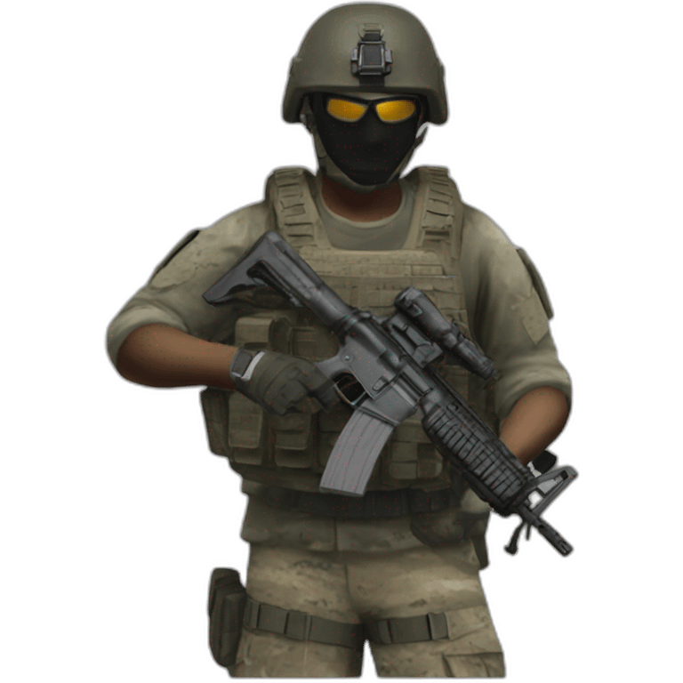 Call of duty 4 modern warfare SAS soldier emoji